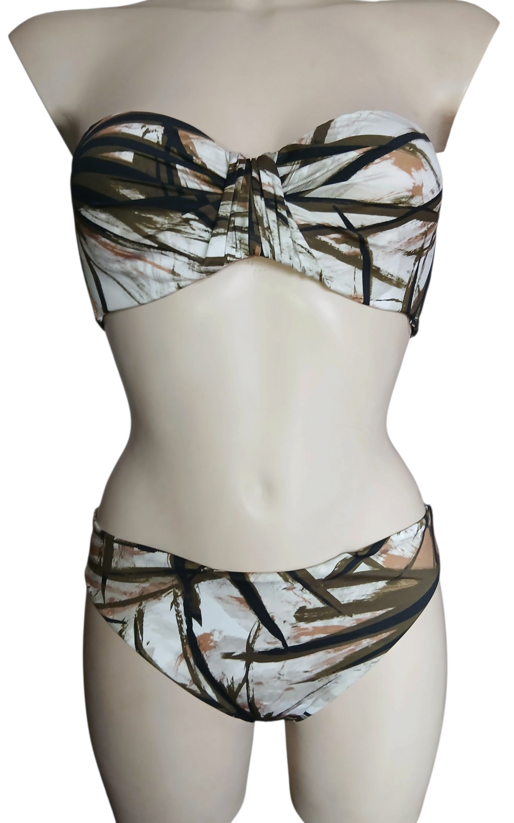 reggiseno bikini a fascia con arricciatura frontale- Collezione Jungle