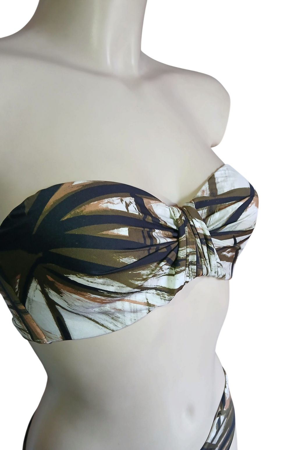 reggiseno bikini a fascia con arricciatura frontale- Collezione Jungle