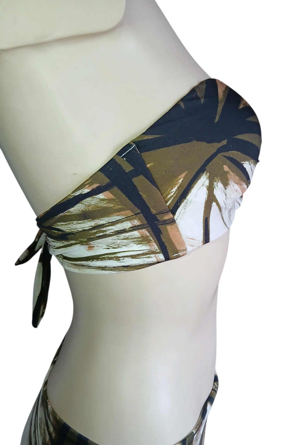 reggiseno bikini a fascia con arricciatura frontale- Collezione Jungle