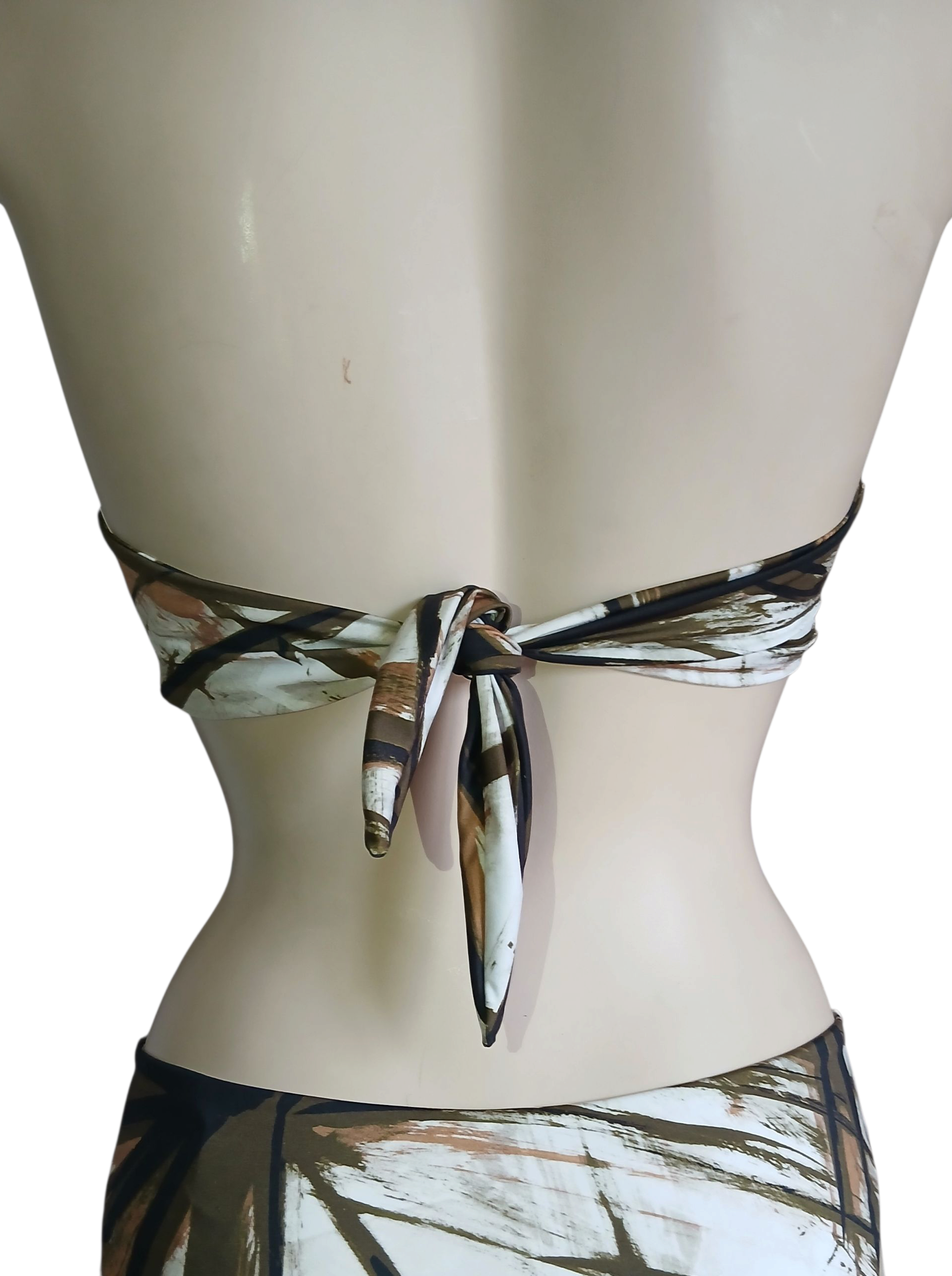 reggiseno bikini a fascia con arricciatura frontale- Collezione Jungle