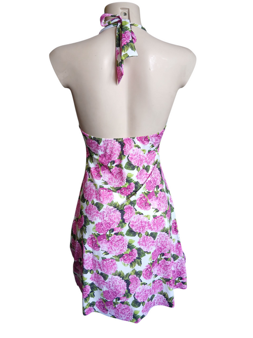 Copricostume fantasia a "fiori fucsia"