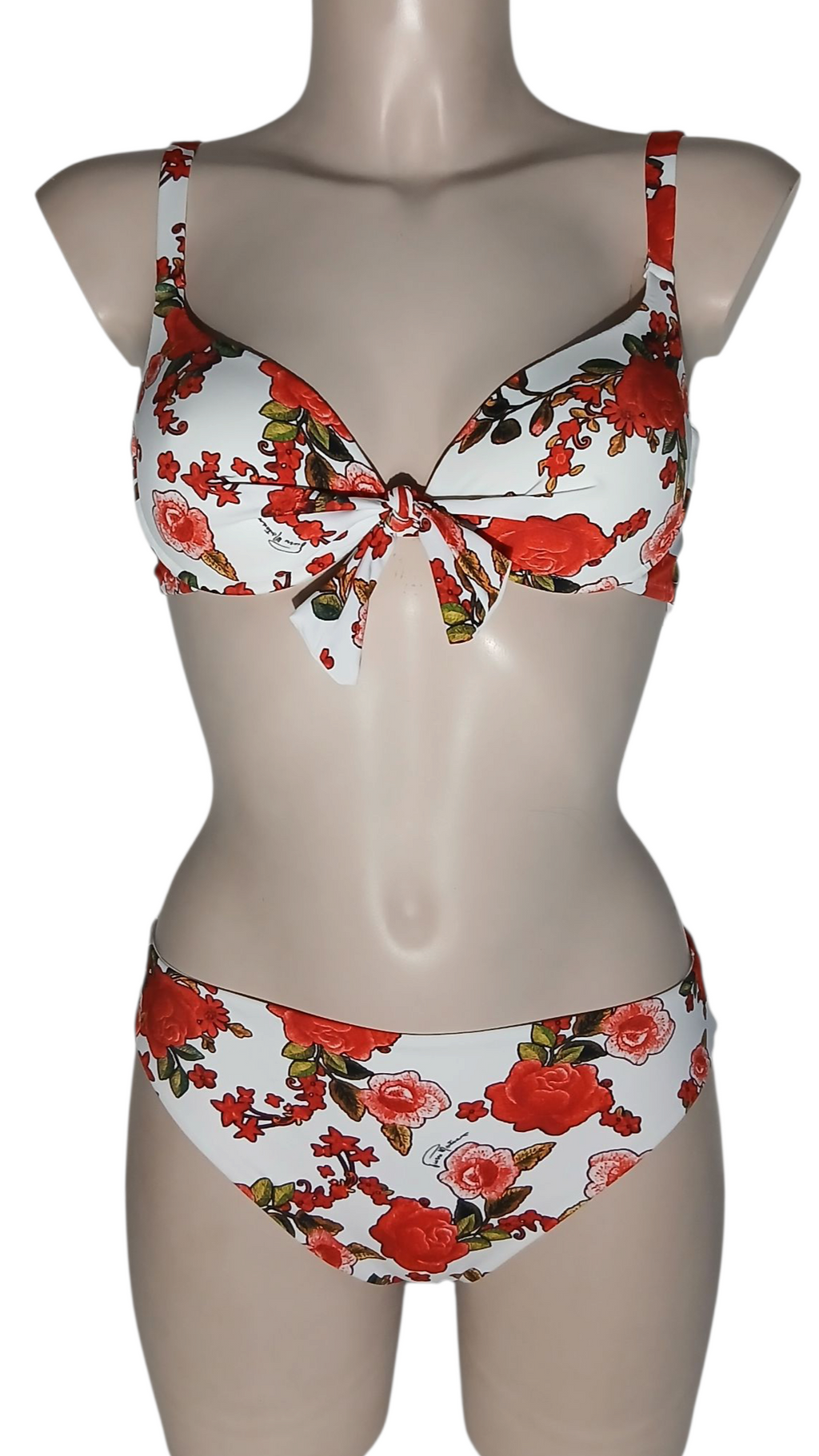 Top Bikini con Coppe Preformate e ferretto-  Collezione "Rosè d'ètè"