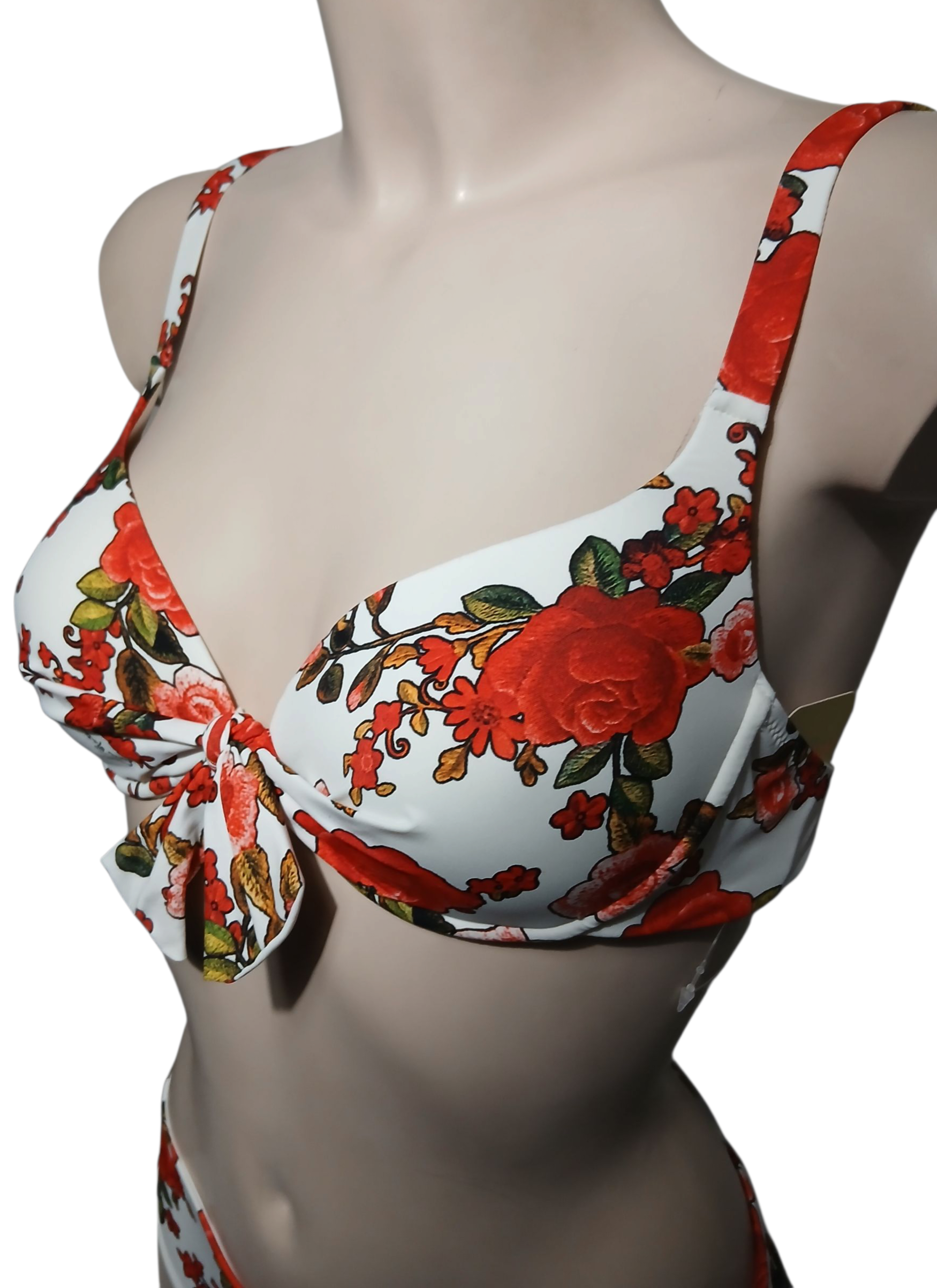 Top Bikini con Coppe Preformate e ferretto-  Collezione "Rosè d'ètè"