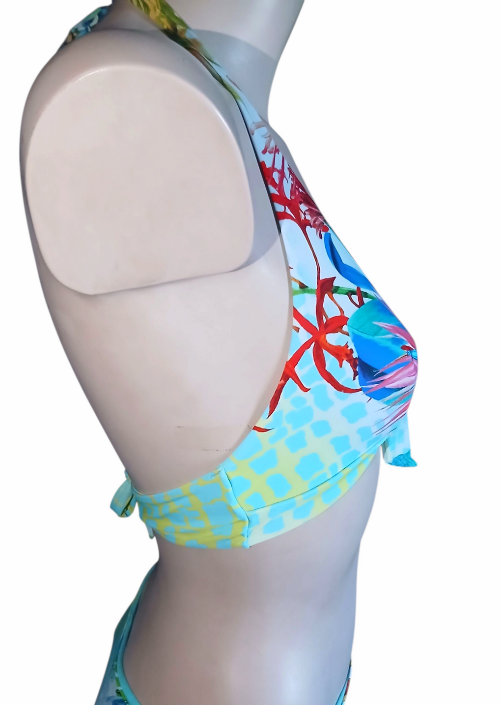 Top bikini triangolo  fantasia marina- Collezione Isadora