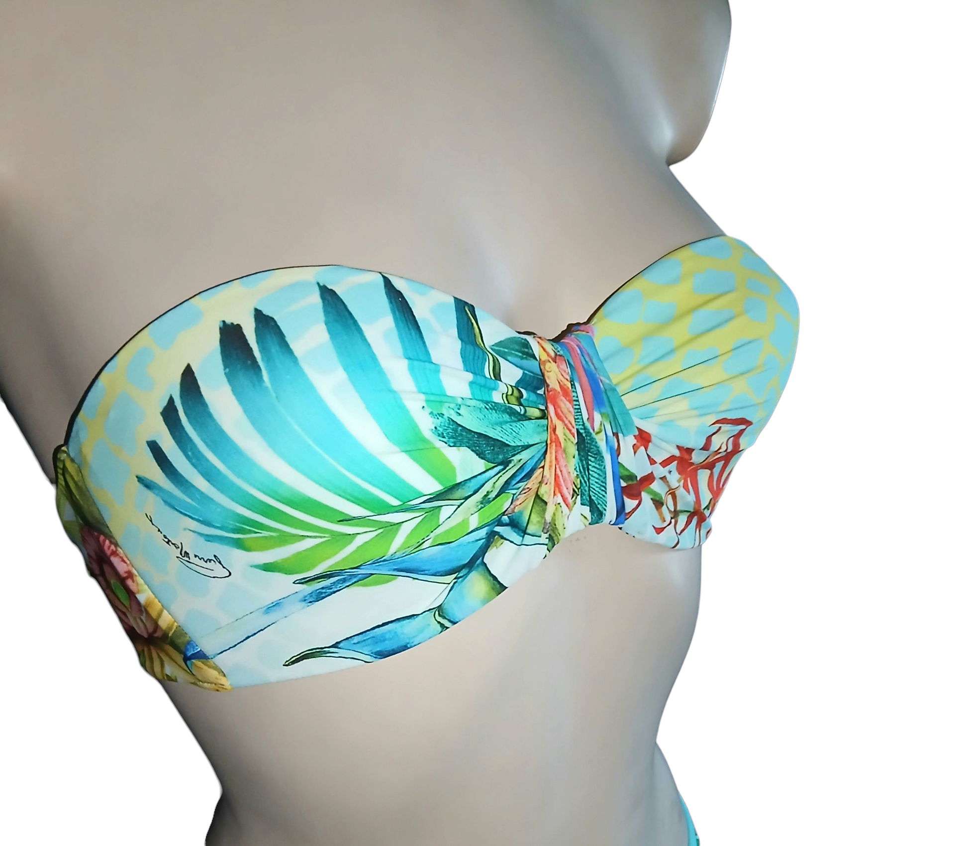 Top Fascia Bikini  Fantasia marina - collezione "Isadora"