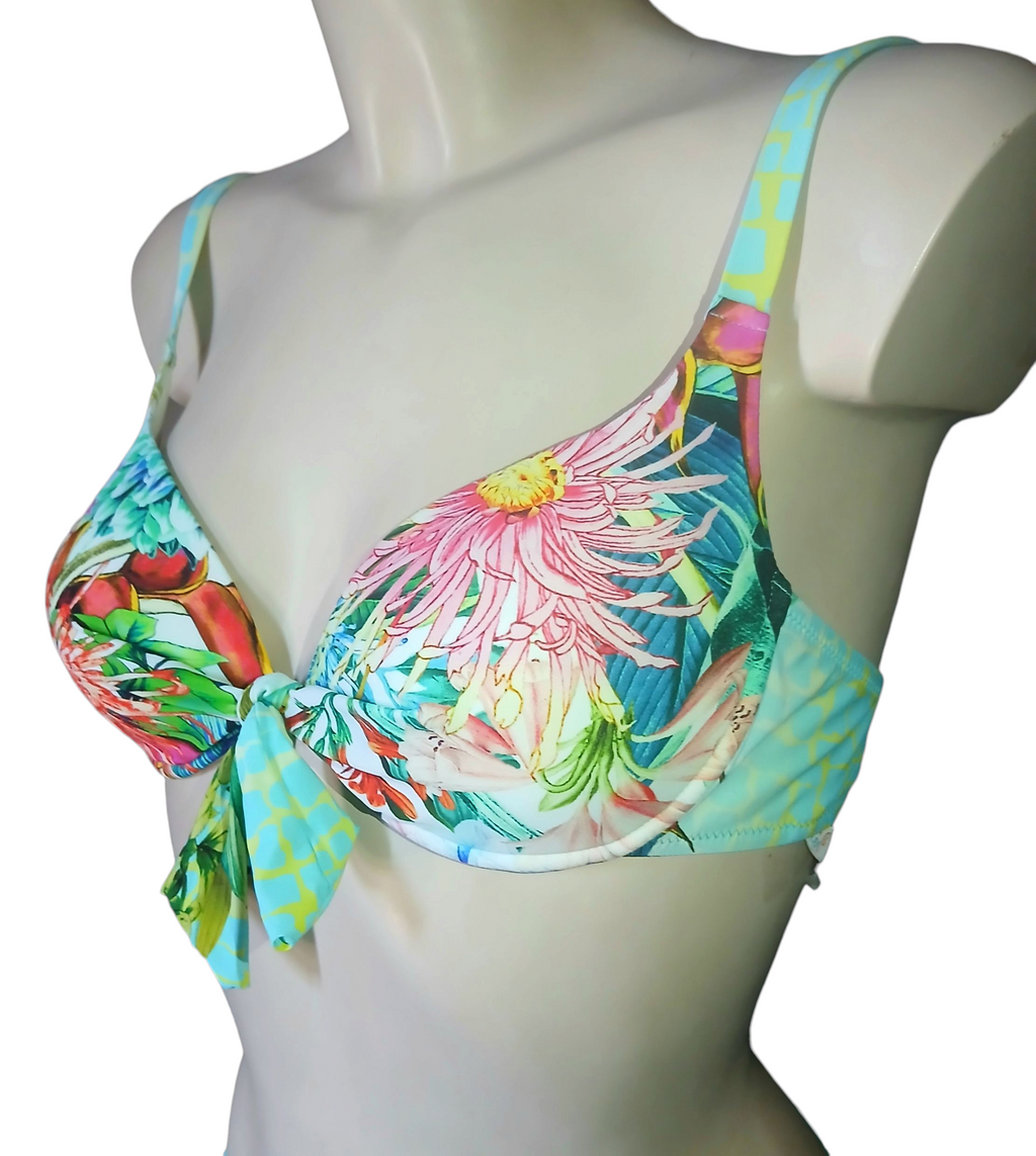 Push-up bikini fantasia marina - Collezione Isadora