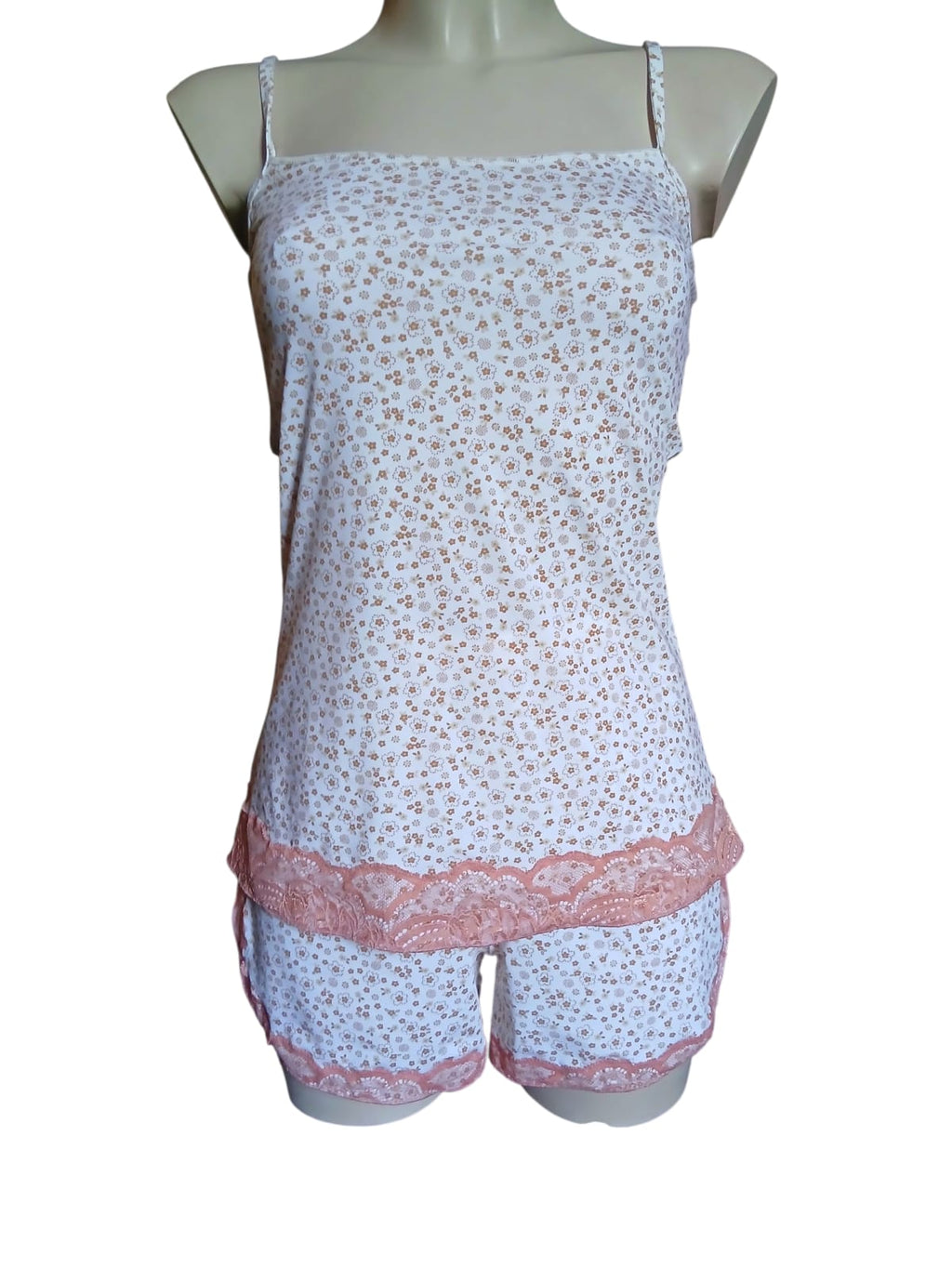 pigiama a fiorellini rosa