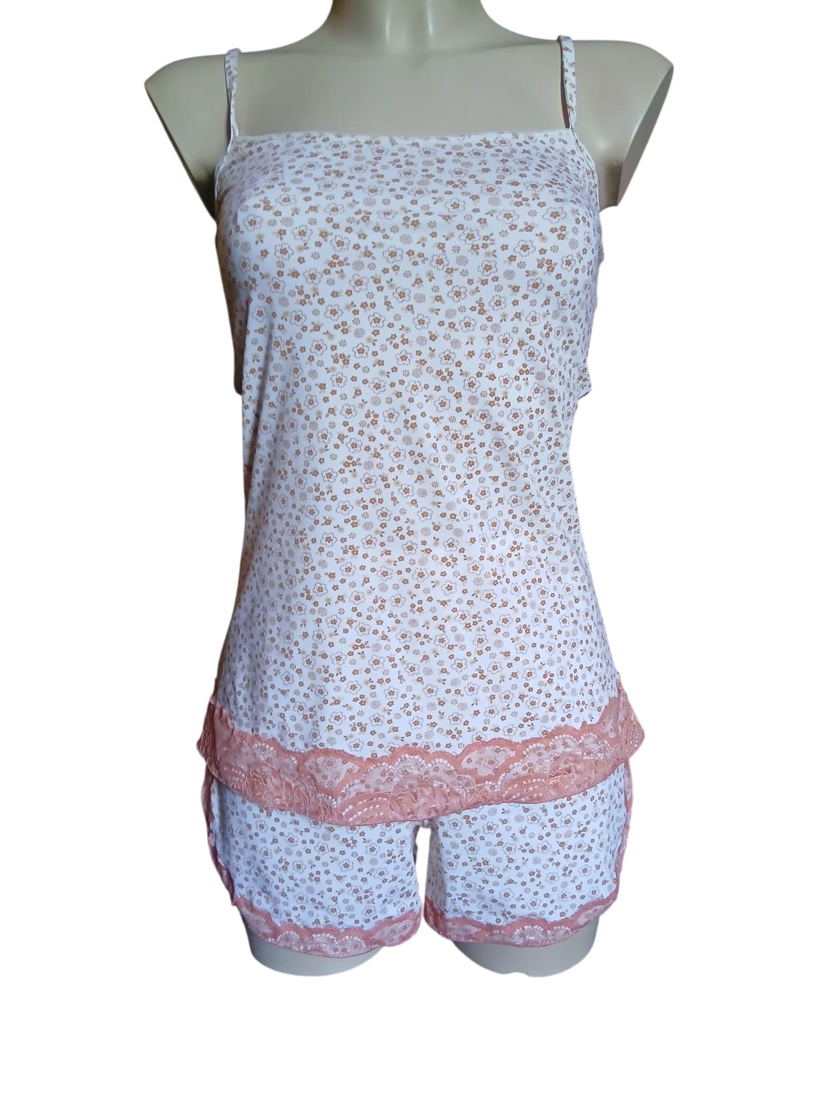 pigiama a fiorellini rosa